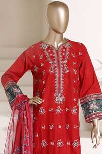 ชุดสัลวาร์กะมีซสำหรับผู้หญิง ดีไซน์ผ้าฝ้าย/ผ้าลอน ชุดสัลวาร์กะมีซปักลาย ผ้าฝ้าย/ผ้าลอน ชุดสัลวาร์กะมีซแบบปากีสถาน - Product Image 5