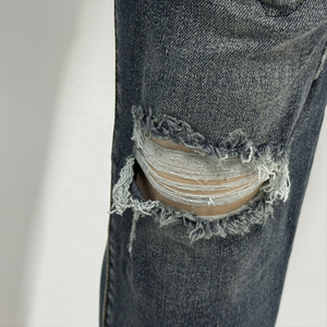 OEM/ODM High Quality <b>Men's</b> Designer Ripped Vintage Slim <b>Jeans</b> Blue <b>Men</b> Pants Distressed Denim <b>Jeans</b> - Product Image 4