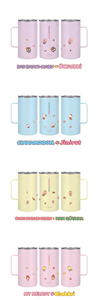 Stray Kids TUMBLER-SKZOO X SANRIO CHARACTERS Porte-clés coréen en papier et plastique pour enfants, thème pop music - Product Image 4