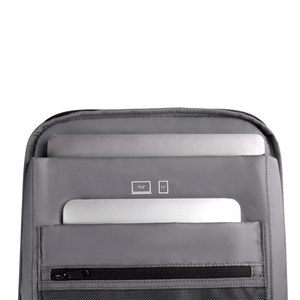 Sac à dos professionnel pour ordinateur portable, résistant à l'eau, avec port de charge USB intégré et serrure à combinaison pour la sécurité en voyage - Product Image 2