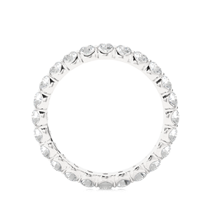Bague en or massif 18 carats avec 24 pierres de diamant de laboratoire taille ronde 1,09 carat certifiées IGI pour femmes - Product Image 4