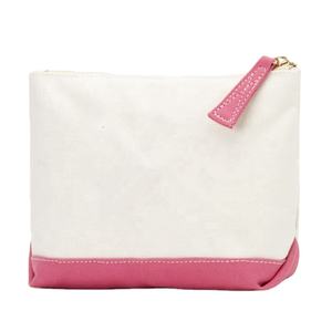 New Designer Look <b>Makeup</b> <b>Bag</b> Custom Pouch <b>Travel</b> Cute Canvas Cotton Cosmetic <b>Bag</b> with Zipper with custom personalized print logo - Product Image 1