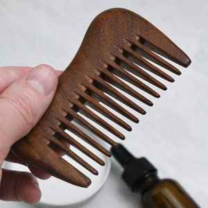 Peine Profesional de Madera Natural para Peinado en Casa, Duradero, Ligero y Saludable para el Cabello, Cepillos de Limpieza de Dientes Anchos - Product Image 5