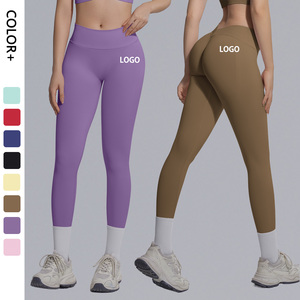 Wholesale Moisture Wicking Mid Waist Gym <b>Leggings</b> <b>Women</b> Butter Soft Four-Way Stretch Workout Yoga Fitness Pants - Product Image 1