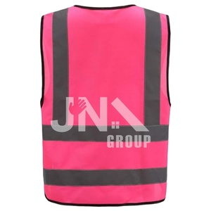 Gilet de sécurité réfléchissant personnalisable pour la patrouille routière et l'assainissement de l'environnement en polyester avec logo personnalisable - Product Image 4