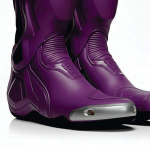 Botas de moto premium, personalizadas, transpirables, impermeables, hasta la rodilla, para carreras, en venta. - Product Image 2