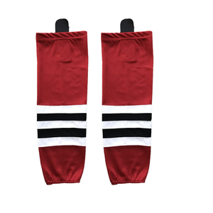 Green Striped Basketball <b>Leg</b> <b>Warmers</b> for Adults Knee High Breathable Spandex Polyester Knitted Sport Socks - Product Image 4