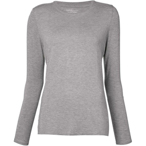 Camiseta de Lona Casual para Mujer, con Logotipo Personalizado, Manga Larga, Alta Calidad, Transpirable, Anti-Pilling, Color Sólido Personalizable - Product Image 3
