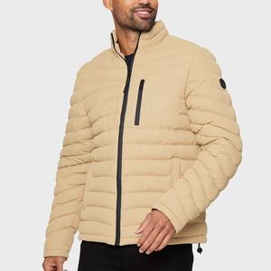 Latest Style Puffer Jacket for <b>Men</b> Stand Collar Casual Outwear High Quality Jackets with embroidery logo - Product Image 1