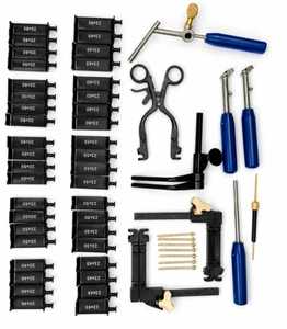 Juego de distractores cervicales Caspar de 57 piezas, manual, de la industria Salaar, juego de instrumentos ortopédicos neuroquirúrgicos con revestimiento negro, certificado CE - Product Image 3