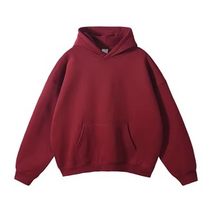 Nouvelle veste d'hiver pour homme en tissu de coton de haute qualité, couleur unie, sweat-shirt épais à capuche, logo personnalisé numérique, design OEM, taille surdimensionnée - Product Image 3