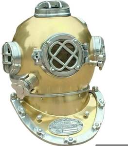 Casco de Buceo Marítimo Vintage, Casco de Buceo Profundo, Boston Navy Mark V, Latón - Product Image 3