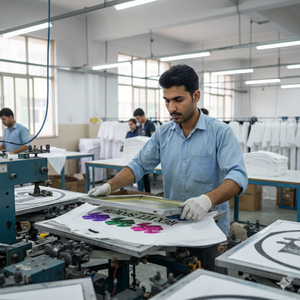 Camiseta de Hombre 100% Algodón con Lavado Ácido y Estampado Gráfico DTG, Corte Holgado, Cuello Redondo, Manga Regular, Precio de Fábrica - Product Image 6