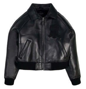 Vestes matelassées en cuir véritable Avirex sur mesure pour hommes grandes tailles, logo sur le devant, imperméables, respirantes, vente en gros, nouveaux modèles - Product Image 1