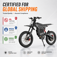 Moto tout-terrain électrique GT600 haute performance 72V 7500W, autonomie 100 km, moto électrique pour adultes
