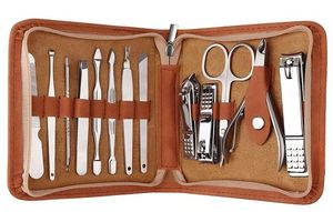 Kits de Manicura y Pedicura de Acero Inoxidable, Tijeras para Cutículas, Cortaúñas, Empujador de Cutículas y Herramientas de Belleza, 12 Piezas - Product Image 6