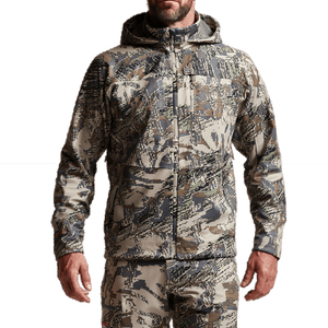 Chaqueta de camuflaje para hombre con capucha, cierre de cremallera y bolsillos para senderismo al aire libre. - Product Image 4