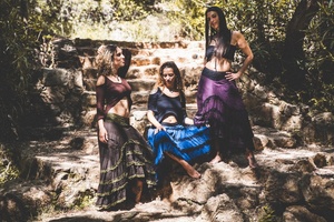 Falda Maxi Bohemia con Bolsillos para Mujer, Falda Larga Fluida con Dobladillo de Encaje para Festival, Baile, Playa, Verano - Product Image 2