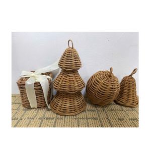 Panier polyvalent traditionnel en forme de maison marron-Rotin naturel 100% pour l'organisation du stockage Home Party Wedding Craft - Product Image 4
