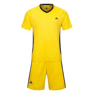 Ensemble de maillots de football personnalisés 100% polyester, séchage rapide, respirant, uniforme de football, impression de nom et de logo, kit d'équipe - Product Image 3