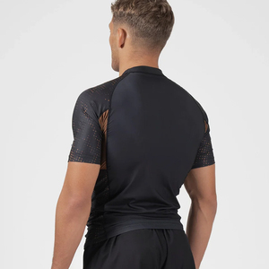 Wholesale Custom Logo Long Sleeve Rashguard Men <b>Printed</b> <b>Surf</b> Sports Spandex UPF 50+ BJJ Breathable Quick Dry Athletes - Product Image 5