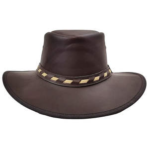 Sombrero de Cuero Liso Unisex Personalizado OEM Más Vendido, Sombrero de Vaquero para Adultos de Alta Calidad - Product Image 2