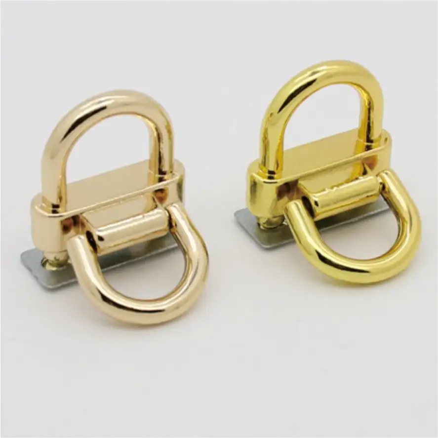 Wholesale Dog Collar Hardware Leash Harness Metal Accessories Custom Buckle Rose Gold Rustproof Zinc Alloy Metal D Ring