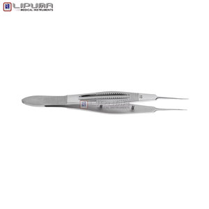 Pinzas de Sutura Castroviejo de 12 mm, Instrumentos Médicos Quirúrgicos para Procedimientos Delicados de Oftalmología y Microcirugía, Castroviejo Profesional - Product Image 4