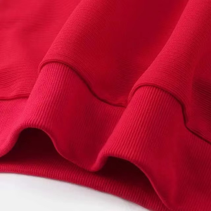 Wholesale Custom Design Sweet Boxy Y2K Oversized Pullover Solid Color Men's Cotton Fleece Breathable <b>Hoodies</b> - Product Image 5