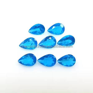5mm 7mm Natural Neon Apatite Faceted Pear Cut Healing Loose Gemstone For <b>Ring</b> Pendant Custom Jewelry At Wholesale Factory Cost - Product Image 1