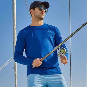 เสื้อกีฬาตกปลาแบบรัดรูปแห้งเร็วและระบายอากาศได้ดี - Product Image 1