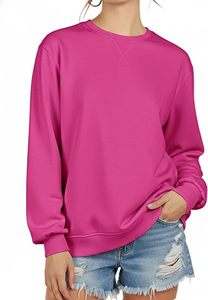 เสื้อสเวตเชิ้ตคอกลมแบบยูนิเซ็กซ์ สีฟ้าอ่อน แขนยาวปกติ สวมใส่สบาย ผ้าเฟรนช์เทอร์รี่ถัก 100% ผ้าฝ้าย ซักแล้ว ใส่ได้ในฤดูหนาว - Product Image 6
