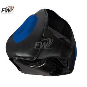 ราคาขายส่งจากโรงงาน สินค้ามาใหม่ คุณภาพสูง หนังแท้ ระบายอากาศได้ดี ปรับแต่งได้ หมวกป้องกันศีรษะ สำหรับชกมวย MMA กีฬาฝึกซ้อม ผู้ใหญ่ - Product Image 6