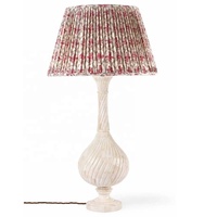 Nouveauté Lampe de table électrique incrustée d'os de style moderne avec design flexible pour table de chevet de bureau