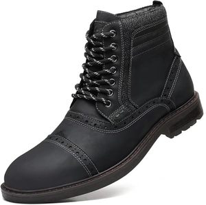 Mocasines Casuales de Negocios para Hombre, Zapatos Sin Cordones, Parte Superior de Cuero Genuino, Suela de PU Suave y Cómoda - Product Image 1