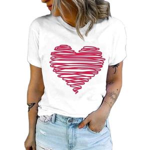 T-shirt pour femmes fabriqué en usine professionnelle, vêtements décontractés d'été, uni, vierge, impression personnalisée, chemises de créateur haut de gamme pour femmes - Product Image 4