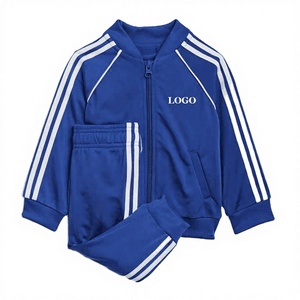Ensemble de survêtement unisexe personnalisé avec logo, sweat à capuche zippé et pantalon de jogging en polyester, tenue de sport légère, OEM ODM - Product Image 6