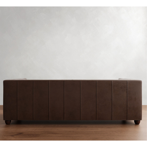 Modern Chesterfield Leather <b>Sofa</b> 3 Seater, Luxury Brown Tufted <b>Living</b> <b>Room</b> Furniture - Product Image 3