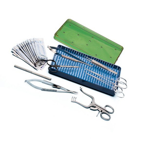 Kit de dissection d'entomologie manuel, aiguilles à épiler en acier inoxydable, micro-pinces Adson, instruments chirurgicaux certifiés CE - Product Image 1