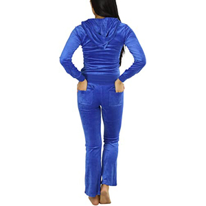 Conjuntos Deportivos de Moda para Mujer, con Cierre Frontal, de Felpa Gruesa de Algodón, para Entrenamiento - Product Image 2
