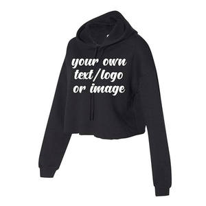 Sudadera Corta con Capucha para Mujer, Corte Holgado, con Puños Acanalados, Tejido de Mezcla de Algodón Suave para Comodidad Diaria - Product Image 2