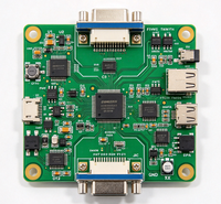 Carte de circuit imprimé multicouche (PCBA) haute fiabilité pour instrument de mesure, conforme RoHS, à impédance contrôlée