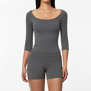 Conjunto Deportivo de Yoga para Mujer, Ropa Deportiva Personalizada para Entrenamiento, Transpirable, Ligera, Elástica y Cómoda - Product Image 3