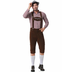 Commande en gros de costumes Lederhosen bavarois pour hommes – Marquage personnalisé, fabrication OEM, vêtements d'Oktoberfest de haute qualité - Product Image 4