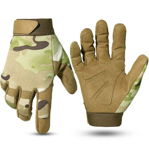 Guantes Tácticos de Cuero con Protección Completa para los Dedos, Anticorte, Protección de Articulaciones, Seguridad, para Actividades al Aire Libre, Fuerzas Especiales, Entrenamiento, de Pakistán - Product Image 3