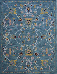 Alfombra KNOT RUG hecha a mano con lana suave de alta calidad, ecológica y antideslizante para sala de estar, habitaciones infantiles, hoteles y oficinas. - Product Image 1