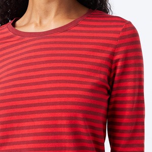 T-shirts à manches longues pour femmes, coupe ajustée, personnalisés, de haute qualité, avec manches raglan, motif 3D, vente en gros à bas prix - Product Image 5