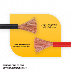 Cable de refuerzo Premium Roadpower diseñado para una transferencia de energía máxima con cables aislados y conexiones seguras debajo - Product Image 2