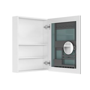 20 W X 26 H Wall Mounted Bathroom Medicine Cabinet Wooden Door 20 W X 26 H Recessed Surface <b>Bath</b> <b>Mirrors</b> - Product Image 2