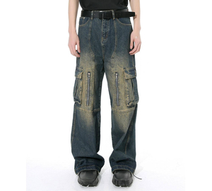 Wholesale Lightweight Denim <b>Jeans</b> for <b>Men</b> Casual Fashion Breathable Eco-Friendly Factory Price - Product Image 4